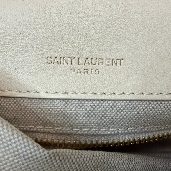 Saint Laurent Quilted Terry Jaime Crossbody Bag - Picture 14 of 16